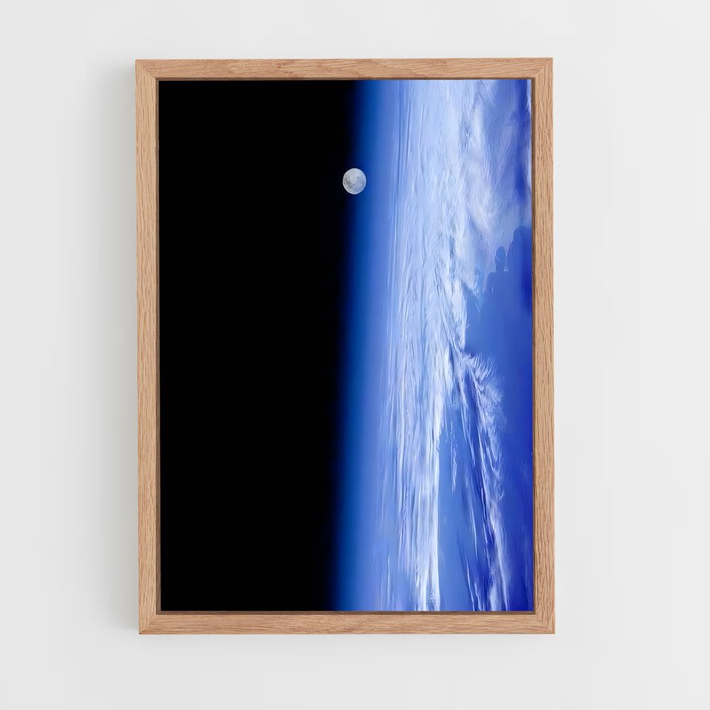Poster Terre et Lune en Harmonie – affiche Système solaire (vue 4)